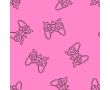 French Terry Neon Print (Game Controler) - Fuchsia Neon