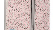 Cotton Poplin - Candy Canes, White