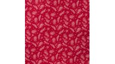 Cotton Poplin - Branches, Red