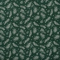Cotton Poplin - Branches, Green
