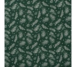 Cotton Poplin - Branches, Green