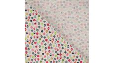 Cotton Poplin - Balls, White