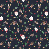 Christmas Garland - Navy