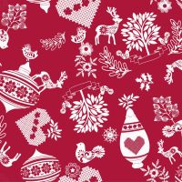 Nordic Decoration - Red
