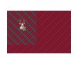 French Terry Digital Print - Christmas Bulldog