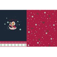 French Terry Digital With Sequens - Panel Christmas Cheer + Sequens