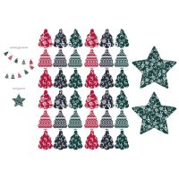 Cotton Poplin Digital Print - Diy Christmas Garland