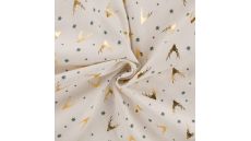 Poplin Christmas Foil - Christmas Deer
