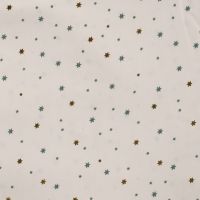Poplin Christmas Foil - Christmas Stars
