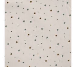 Poplin Christmas Foil - Christmas Stars