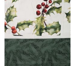 Cotton Poplin Digiital Panel - Christmas Tabel Cloth Panel