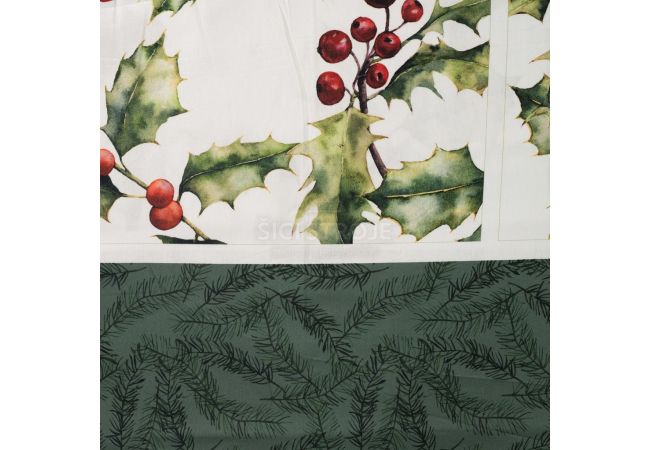 Cotton Poplin Digiital Panel - Christmas Tabel Cloth Panel