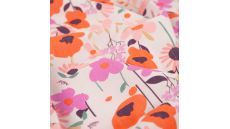 Cotton Cord Digi Print - Big Flowers, Violet