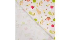 Cotton Cord Digi Print - Pumpkins, Ecru
