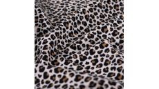 Cotton Cord Digi Print - Leopard, Caramel