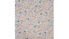 Cotton Cord Digi Print - Floral, Ecru