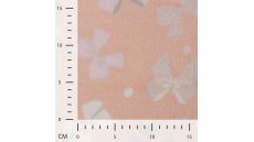 Cuddle Fleece Double Face - Bow + Dots, Dusty Pink