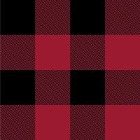 Cuddle Fleece Print - Lumberjack, Dark Red/Black