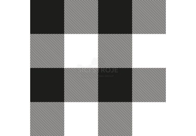 Cuddle Fleece Print - Lumberjack, Black/White