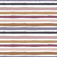 Cuddle Fleece Print - Multi Stripes, Poudre