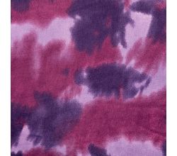 Cuddle Fleece Print - Tie Dye, Fuchsia