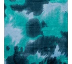 Cuddle Fleece Print - Tie Dye, Emerald