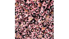 Cuddle Fleece Print + Uni - Panther, Candy Pink