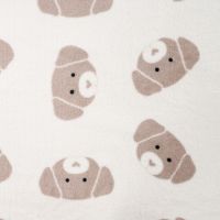 Cuddle Fleece Double Print - Dogs, Off White