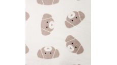 Cuddle Fleece Double Print - Dogs, Off White
