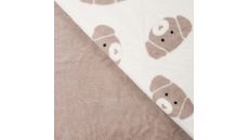 Cuddle Fleece Double Print - Dogs, Off White