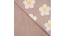 Cuddle Fleece Print + Uni - Flowers, Sand