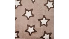 Cuddle Fleece Print + Uni - Stars, Sand