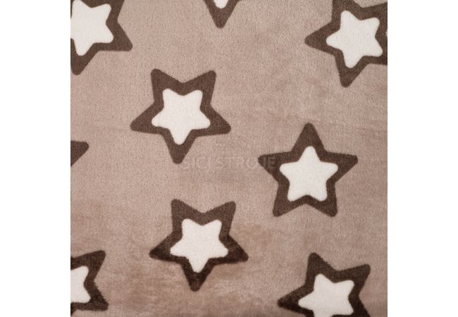 Cuddle Fleece Print + Uni - Stars, Sand