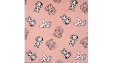 Cuddle Fleece Print + Uni - Multi Dogs, Poudre
