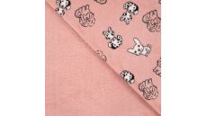 Cuddle Fleece Print + Uni - Multi Dogs, Poudre