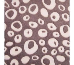 Fleece s kruhmi - fialová