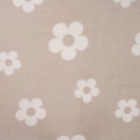 Cute Fleece Print - Flowers, Sand