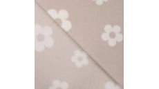 Cute Fleece Print - Flowers, Sand