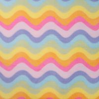 Cute Fleece Print - Multicolor Zigzag