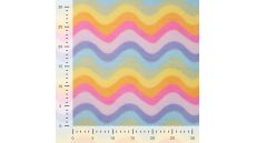 Cute Fleece Print - Multicolor Zigzag
