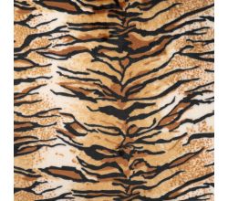 Cute Fleece Print - Tiger, Caramel