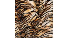 Cute Fleece Print - Tiger, Caramel