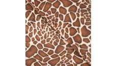 Cute Fleece Print - Giraffe, Brown