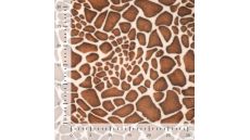 Cute Fleece Print - Giraffe, Brown