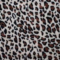 Cute Fleece Print - Leopard, Sand
