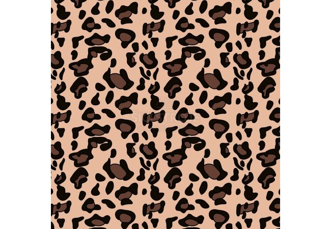 Cute Fleece Print - Leopard, Salmon