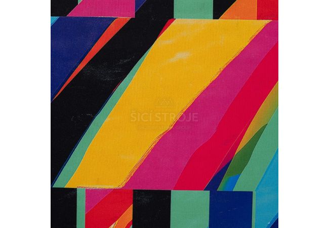 Alpenfleece Digital Print - Abstract, Multicolor