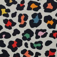 Alpenfleece Digital Print - Leopard, Sand