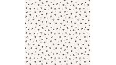 Nicky Velour Print - Leopard, Off White
