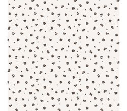 Nicky Velour Print - Leopard, Off White